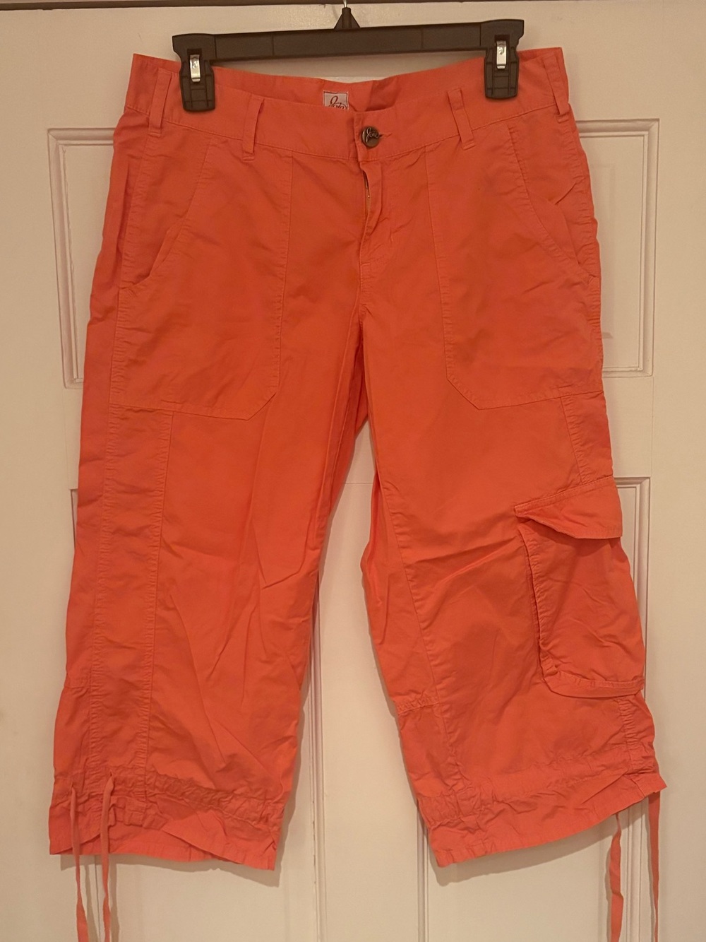 Joie Y2K Orange Cargo Capris